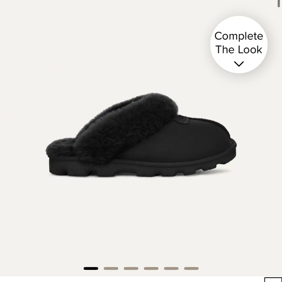Ugg women’s black coquette slipper - Picture 1 of 5